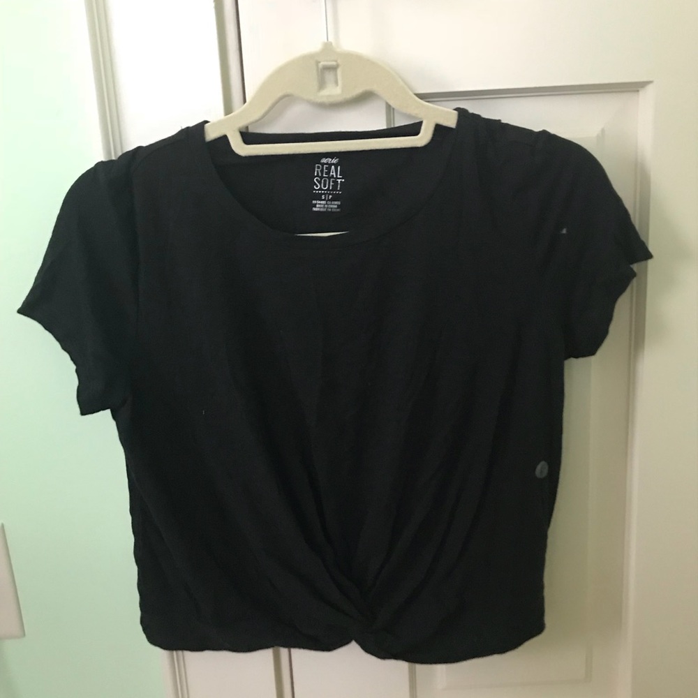 Aerie Twist Front Baby Tee